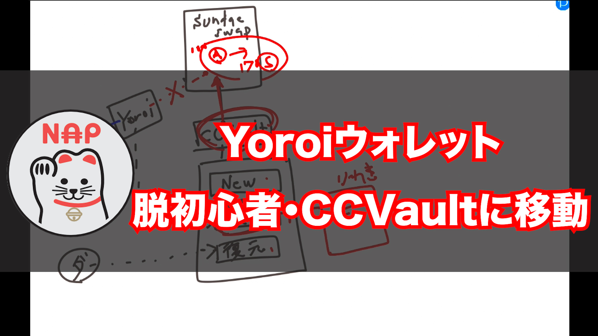 yoroi ccvaultで復元